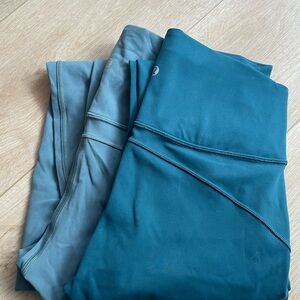 Lululemon in movement tights bundle 25” size 6